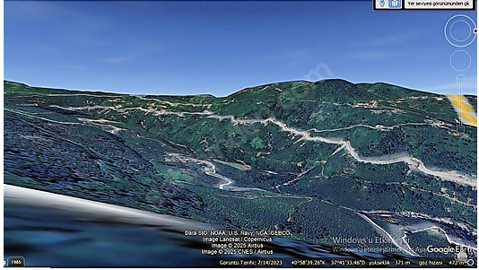 ALTINORDU IŞIKLI MEVKİ SATILIK 820 M2 DOĞA MANZARALI ARSA